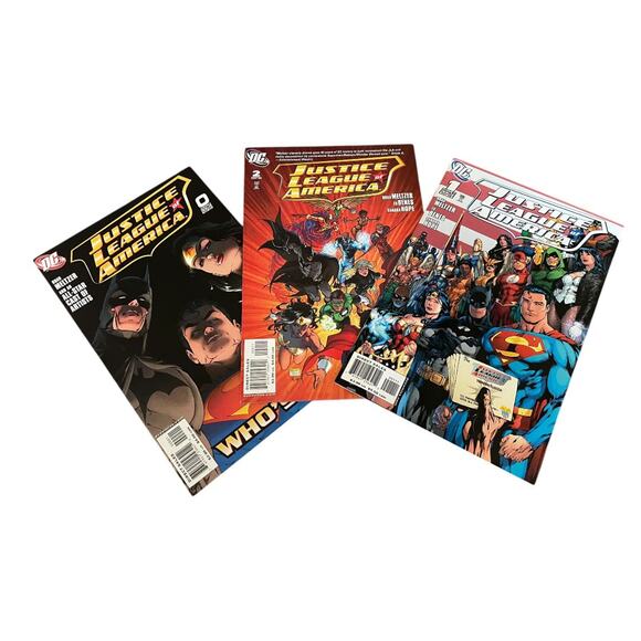 DC Justice League of America #0-2 Meltzer Benes Hope - Picture 8 of 12